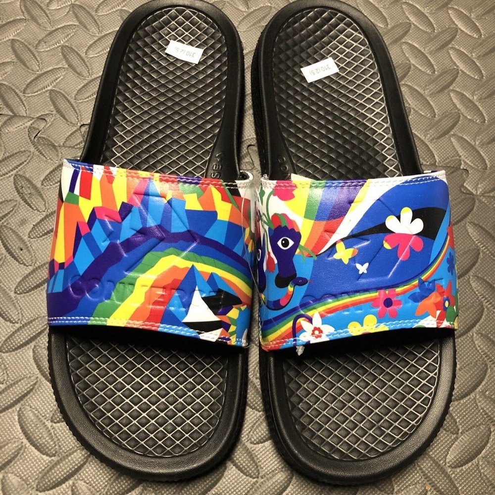 Converse All Star Pride Slide Slip Italy Blue Black 170825C Men's 13